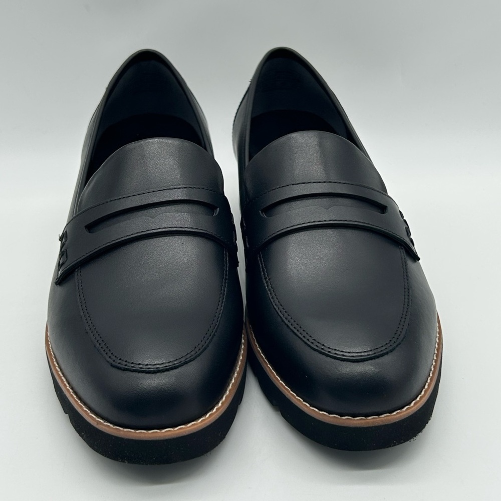 Vionic Cheryl II Black Nappa Leather Loafers – Women’s Size 12W – New in Box - Picture 6 of 12